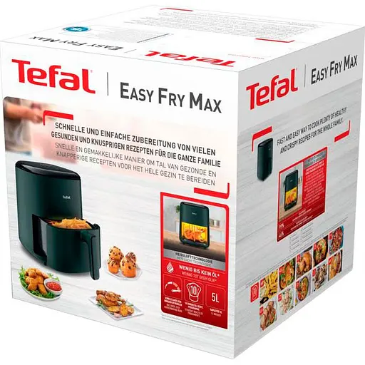 Мультипіч Tefal Easy Fry Max 1500 Вт темно-зелена (EY245310) - фото 5