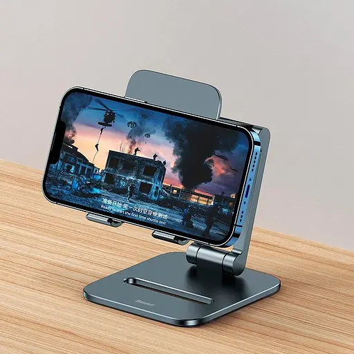 Тримач Baseus Desktop Biaxial Foldable Metal Stand (for Phones 7") (LUSZ000013) - фото 5