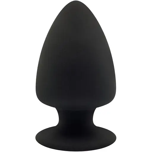 Анальна пробка SilexD (Model 1 size L) двошаровий силікон + Silexpan діаметр 7.5 см