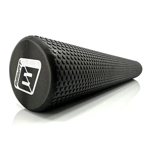 Массажный ролик EasyFit Foam Roller 90 см Черный (EF-2034-BK) - фото 1