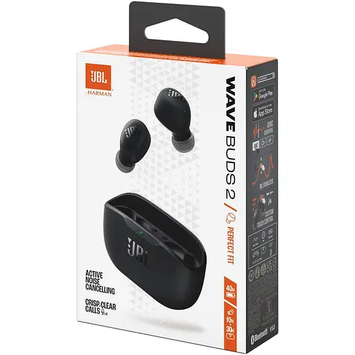 Наушники JBL TWS Wave Buds 2 Black (JBLWBUDS2BLK) - фото 10