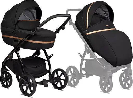 Универсальная коляска 2 в 1 Tutis Uno 3 Plus Special Black Edition, 199 Copper (4772023013836) - фото 2