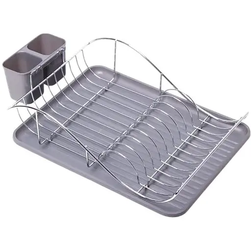 Сушарка для посуду Kamille 52х32х13 см з піддоном (KM-0761B)