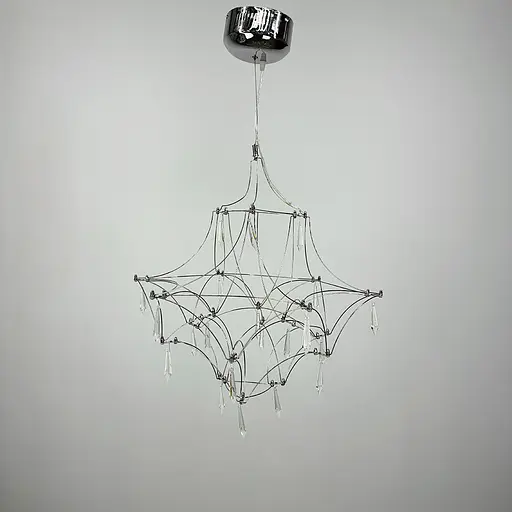 Дизайнерська невагома люстра MIRA C d60 см Line.F MJ 158-600 CH - фото 4