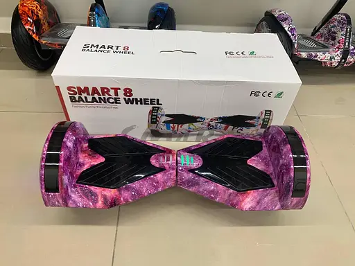 Гіроборд Smart Balance 8 дюймів Бузковий космос - фото 3