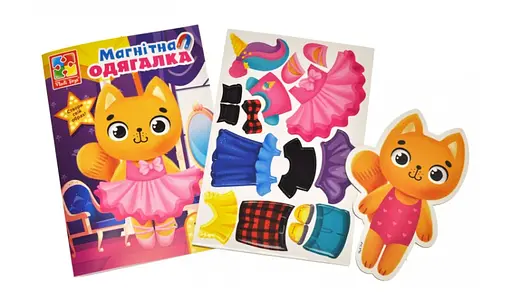 Магнітна гра Кішечка в папці, VT3204-34 (українською)