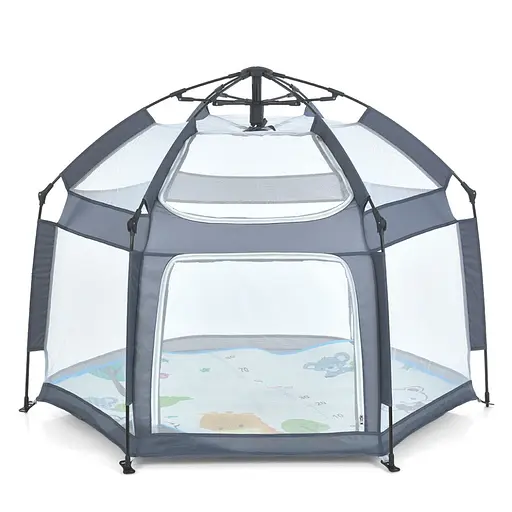 Дитячий манеж MR 1512 Silver Mist 146×127×110 см