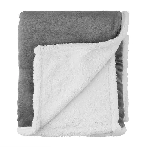 Плед Ardesto Sherpa 160х200 см 100% поліестер сірий (ART0203SH) - фото 2