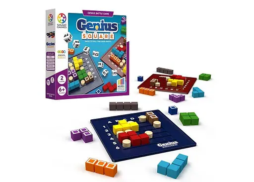 Настольная игра Smart Гениально. Тактика в квадрате (Genius Square) (англ.) + QR-код на укр. правила (SGHP001) - фото 3