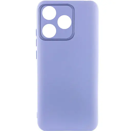 Чехол Silicone Cover Lakshmi Full Camera (AAA) для TECNO Spark 10 Сиреневый / Dasheen