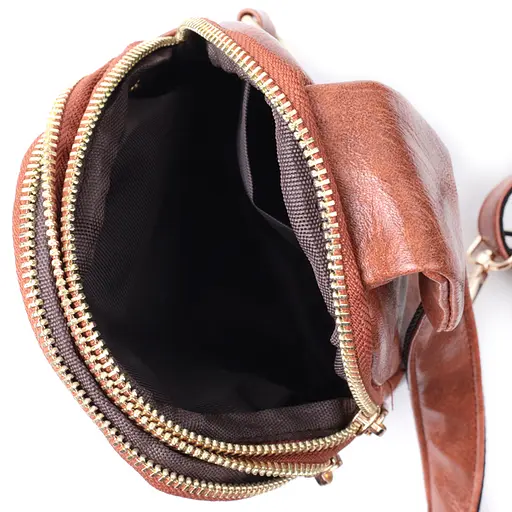 Женская компактная сумка Vintage через плечо на два отделения из экокожи 13х18х4 см sum0026974 - фото 7