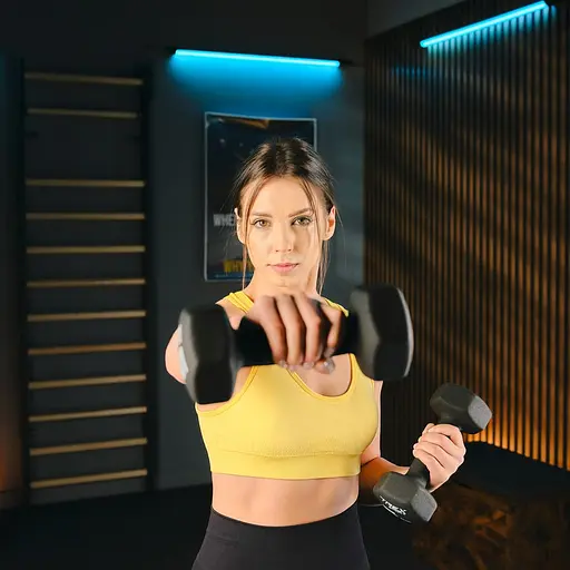 Гантелі для фітнесу Trex Sport неопренові TX-070VD 2x7кг - фото 5