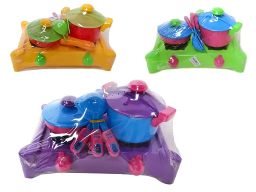 Плита з посудом Кіндервей, 8 предметів, 30x17x18.5 см (В асортименті) - фото 2