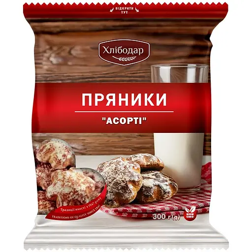 Пряники Хлібодар Асорті 300 г