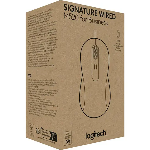 Миша Logitech Signature M520 Graphite (910-007511) [139429] - фото 6
