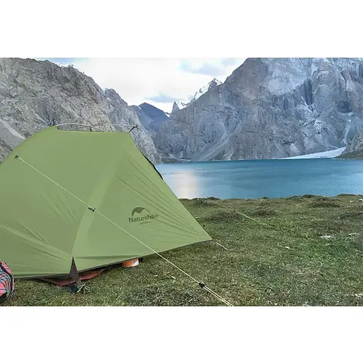 Двомісний легкий намет Naturehike Tagar NH17T180-J (Темно-зелений) - фото 4