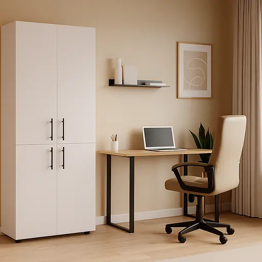 Шафа для документів закрита ОП-614 Orange-Line 700х347х1825 Білий - фото 3