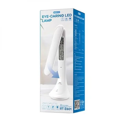 Настільна лампа Remax RT-E601 сенсорний екран microUSB (Біла) - фото 3
