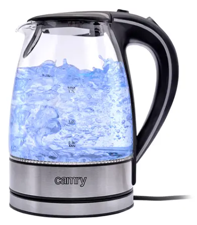 Чайник стеклянный 1,7 л Camry CR 1239 - фото 1