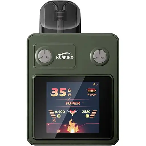 Под-система электронная сигарета Kumiho THOTH T Pro 35W Pod 1300mAh 2ml Kit Jungle Green (18162)