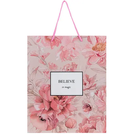 Пакет паперовий подарунковий Axent 26х32 см Peony Dreams (8502-31-A-CC) - фото 2