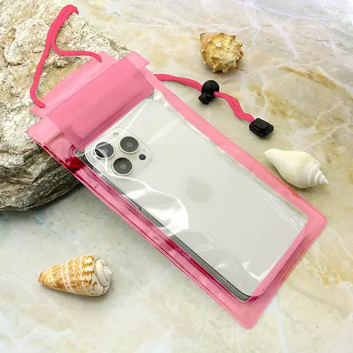 Водонепроникний універсальний чохол Epik 6.5 Рожевий - фото 2