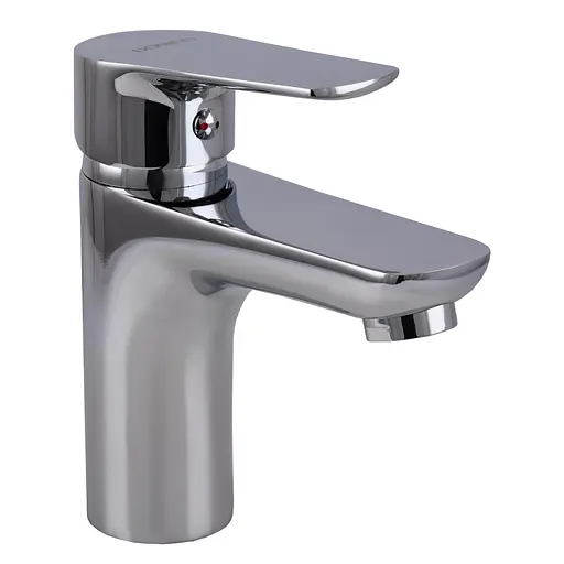 Смеситель для умывальника DOMINO VITO DVO-401 латунный с керамическим узлом для ванной и кухни.