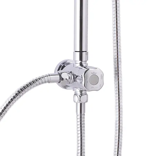 Душова система без змішувача Zerix DK-001 ZX2867, Хром - фото 3