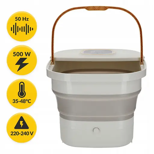 Ванна для ног гидромассажная 4FIZJO Ultra+ складная 500 Вт (гидромассажер для ног) 4FJ0595 (P-5907739319487) - фото 15