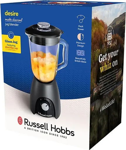 Блендер стационарный Russell Hobbs Matte Charcoal Jug Blender 27121-56 - фото 8