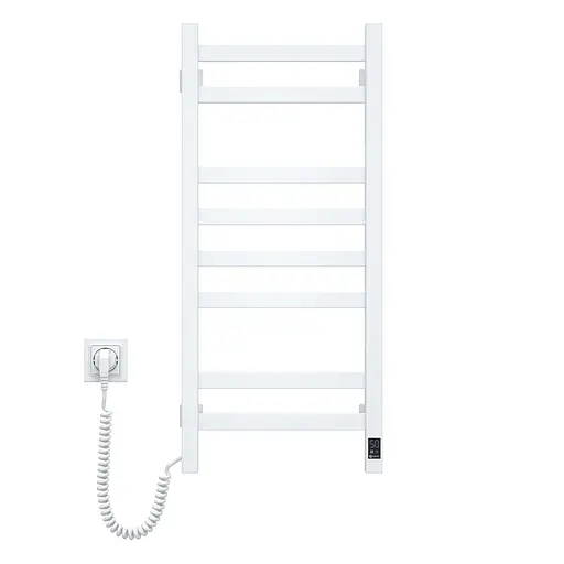 Електрична рушникосушка Navin Авангард 360x800 Sensor лівобічна з таймером, біла 00-044050-5080, Білий, Ліве, Електронний - фото 1