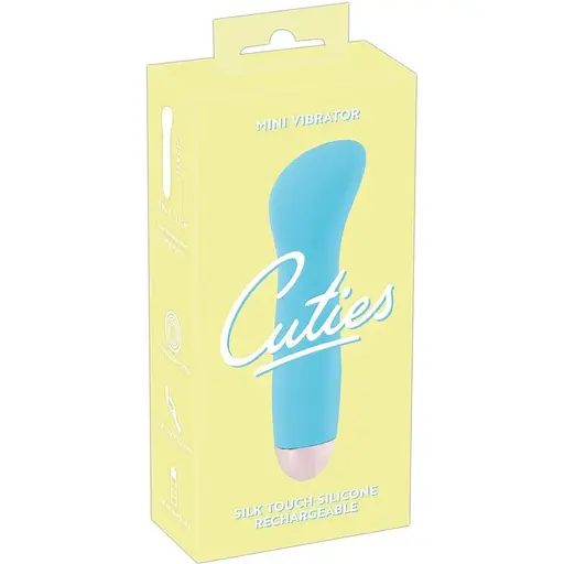 Міні вібратор Cuties Orion 12.9 см блакитний