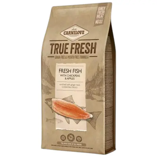 Сухий корм Carnilove True Fresh для дорослих собак всіх порід, з рибою, 11,4 кг - фото 1