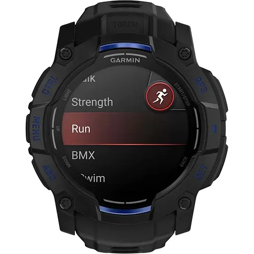 Смарт-часы Garmin Instinct 3 AMOLED 50mm Black with Black Band (010-03020-03) [156740] - фото 2