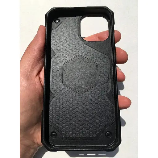 Оригінальний протиударний чохол UAG Monarch для iPhone 13 / iPhone 14 (6.1") Black Leather (114028114040) - фото 6