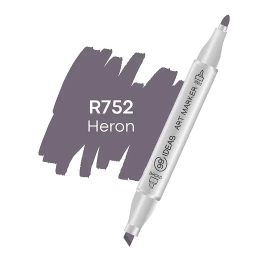 Маркер двухсторонний Heron, R752, 99IDEAS