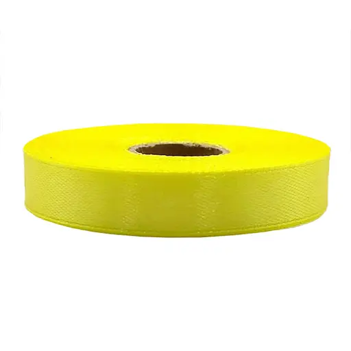 Атласна стрічка для рукоділля Bambi АБ-642, 1,2см x 23 м, Світло-жовтий - фото 1