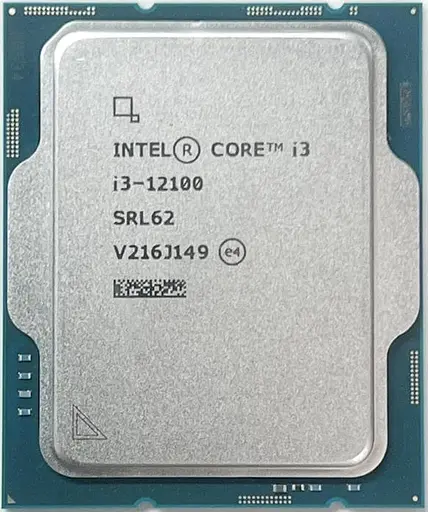 Процесор Intel Core i3 12100 (CM8071504651012) (Socket 1700, 8T, 4.3 ГГц, Tray) - фото 1