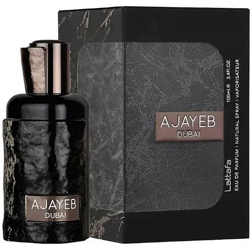 Парфюмированная вода оригинал Lattafa Perfumes Ajayeb Dubai 100 мл - фото 1