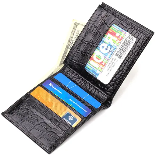 Мужской кожаный кошелек Canpellini 12.5х9.5х2 см acs0025640 - фото 3