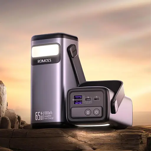 Повербанк ROMOSS PMT40 потужний для ноутбука макбука дрона 40000 mAh 65W - фото 3