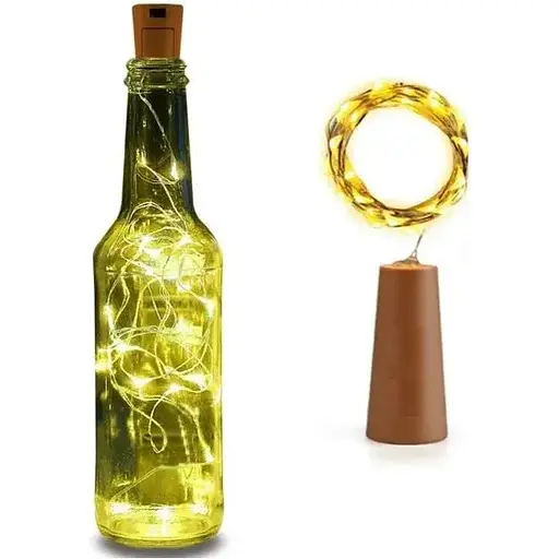 Светодиодная гирлянда Leds Ночник нить Капля росы 2 м 20 led батарейки LR44