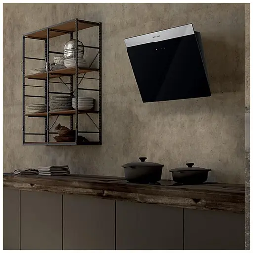 Вытяжка наклонная Faber DAISY EG6 BK A80 (110.0371.515) - фото 2