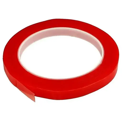 Двосторонній фірмовий скотч 3M 10 мм завширшки в мотці 25 метрів прозорий - фото 1