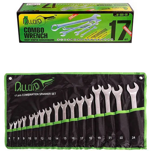 Набір ключів комбінованих Alloid 17 предметів (НК-2005-17М) - фото 2