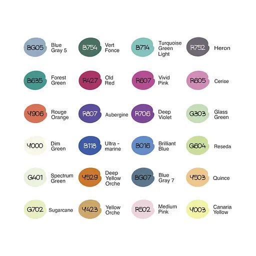 Набор маркеров Manga, 24 шт. - фото 2