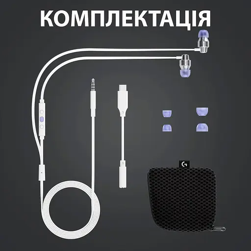Навушники Logitech G333 White (981-000930) - фото 9