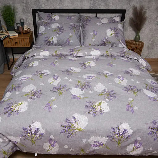 Комплект постельного белья Moon&Star Бязь Gold Люкс Provence Dreams King Size 220x240 наволочки 2х40х60 - фото 2