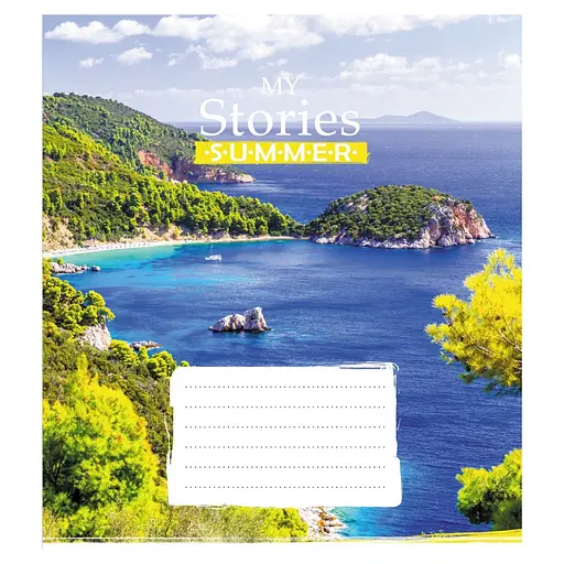 Зошит загальний "Літня історія" Leader 048-600162L-2 в лінію, 48 аркушів - фото 1