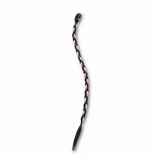 Накладні тонкі коси на шпильці (канекалон) 45 см Рожевий K0864-3 - фото 1